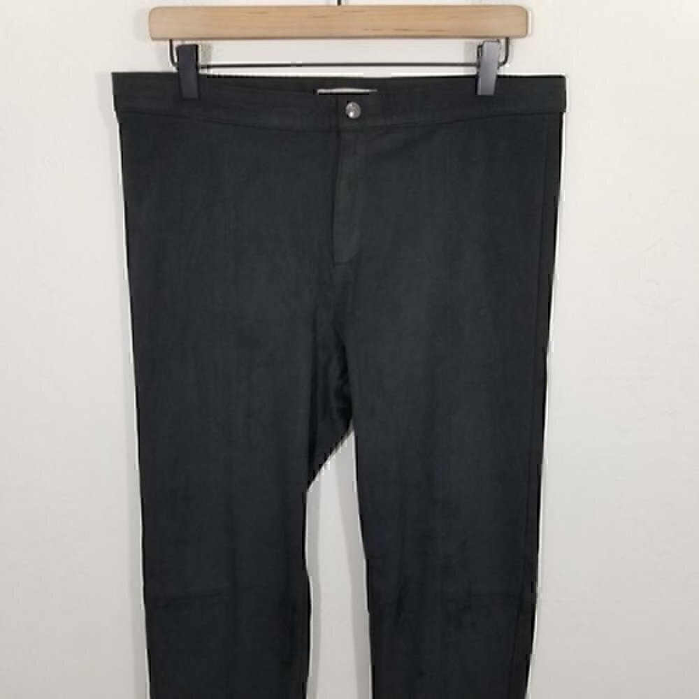 Banana Republic Suede Pants Zipper Size 12P - Picture 2 of 6